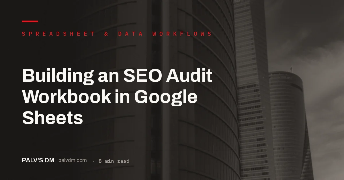 Grid pattern representing a structured SEO audit spreadsheet