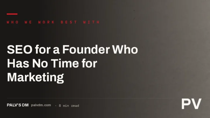 Founder reviewing a simple SEO checklist that takes minutes a month