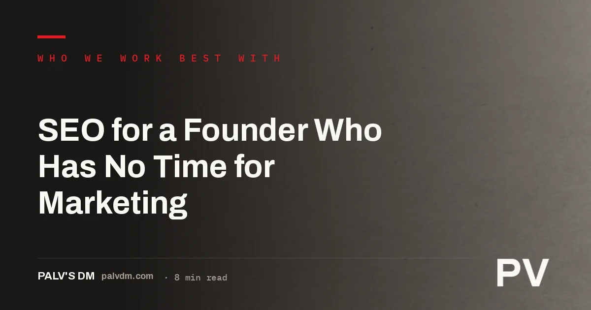 Founder reviewing a simple SEO checklist that takes minutes a month