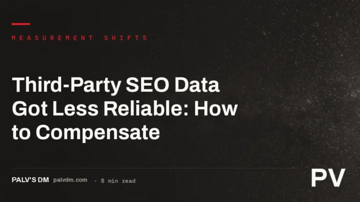 Third-party SEO tool data reliability illustrated with abstract dark long-exposure light trails