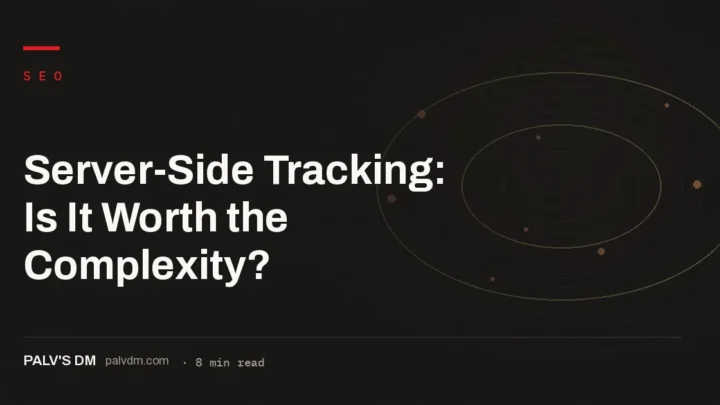 Comparison of client-side and server-side Google Tag Manager tracking setups