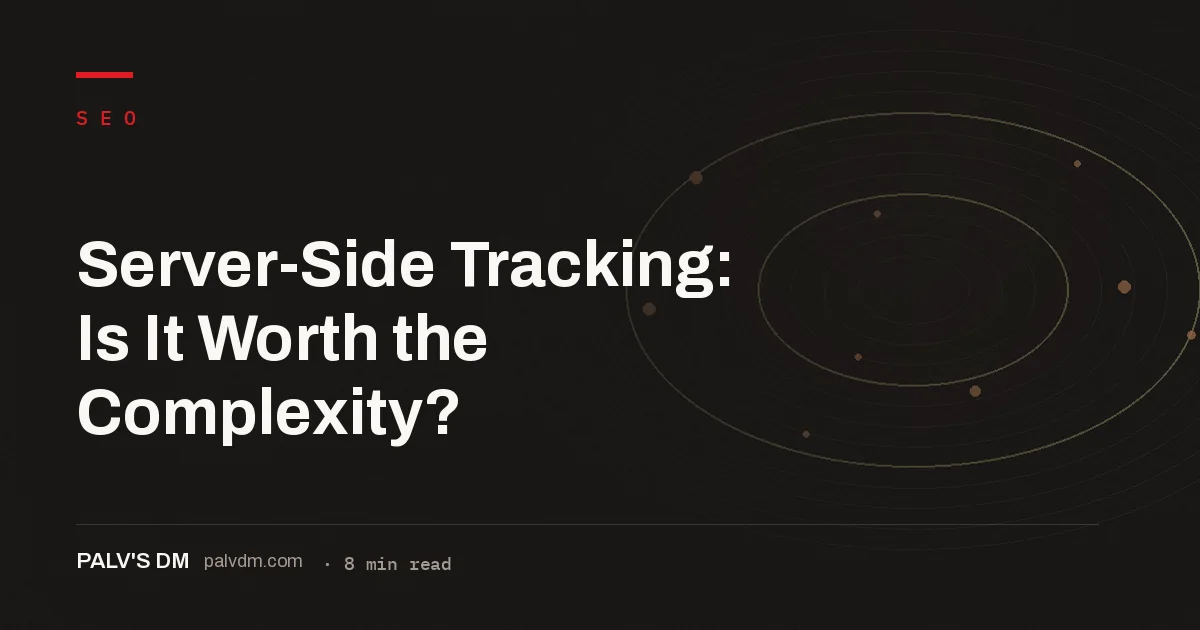 Comparison of client-side and server-side Google Tag Manager tracking setups