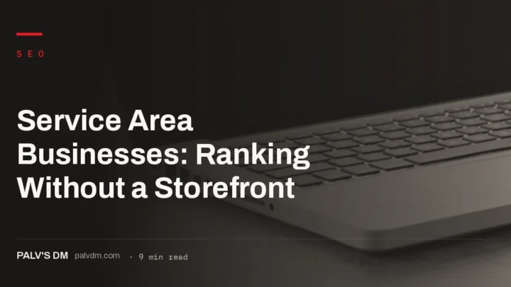 How service area businesses set up Google Business Profile without a storefront address