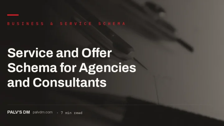 Technical blueprint drawing representing structured service and offer data architecture