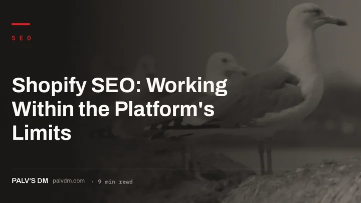 Shopify's technical SEO strengths and URL structure limits explained