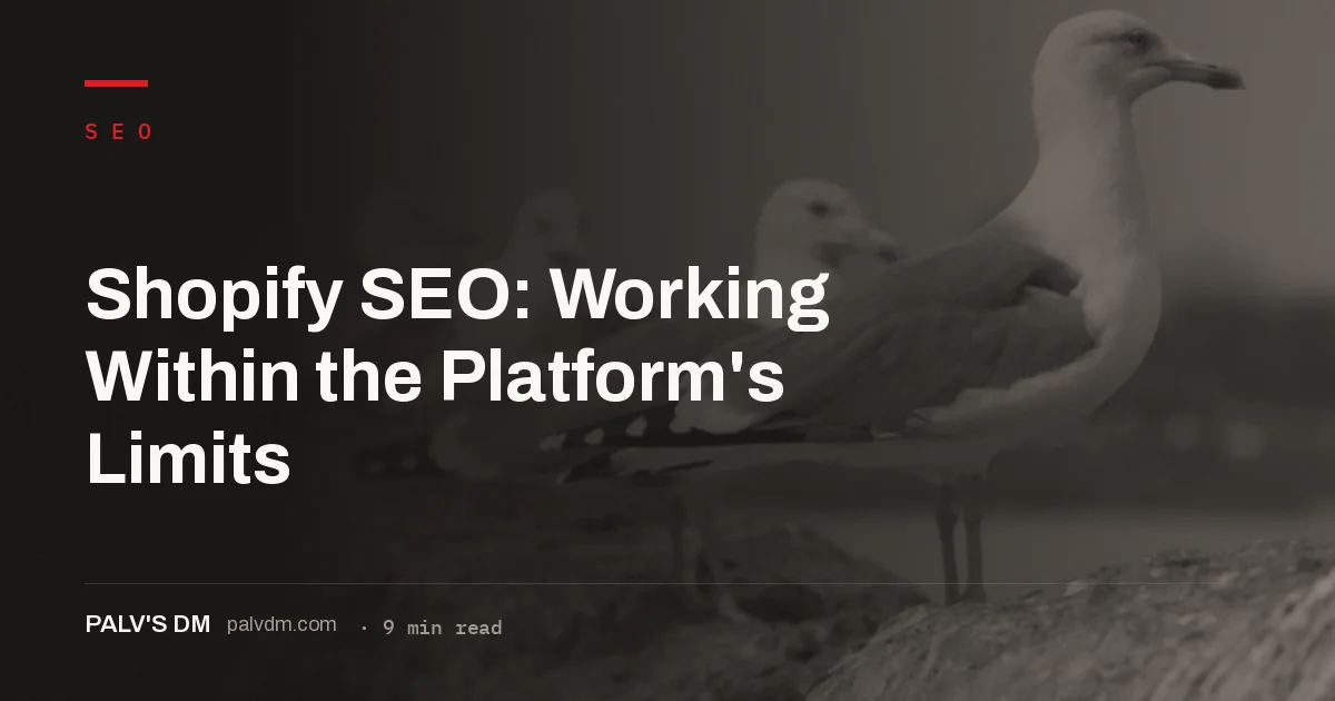 Shopify's technical SEO strengths and URL structure limits explained