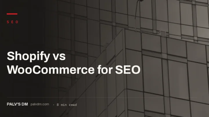 Comparing Shopify and WooCommerce technical SEO control and hosting reliability