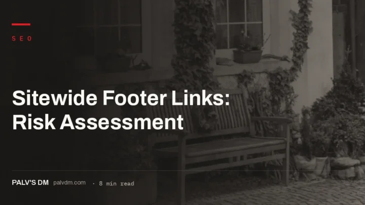 When a sitewide footer link is a normal partnership credit versus a link-scheme risk