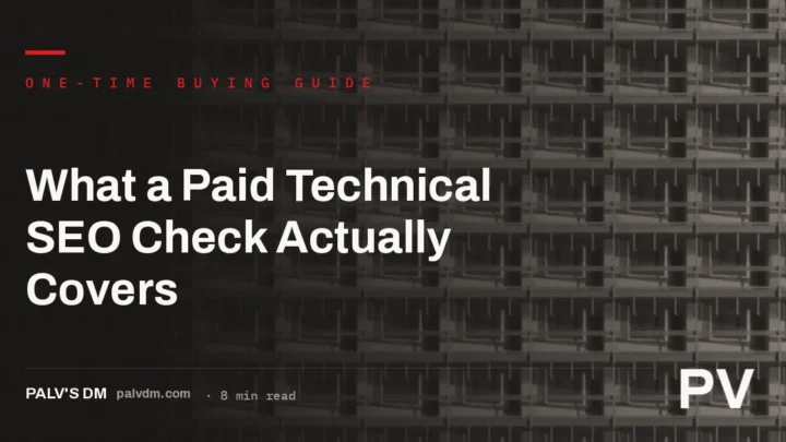 Minimal architectural facade grid representing the structured scope of a technical SEO audit