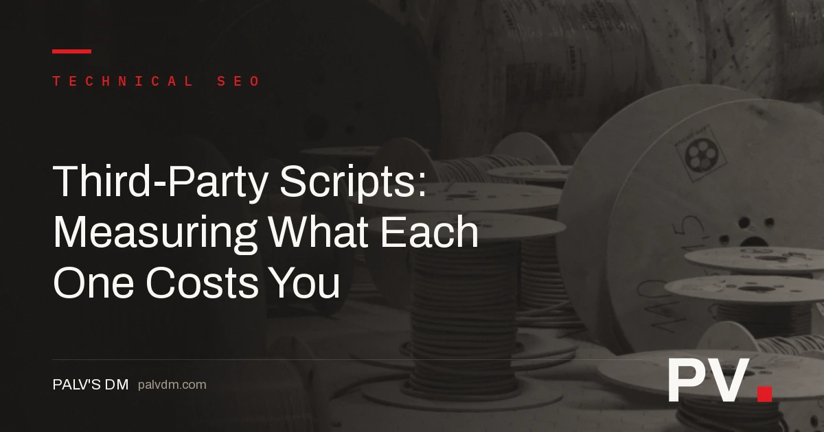 Third-Party Scripts: Measuring What Each One Costs You — featured image