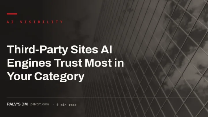 Auditing which third-party sources AI engines cite in your category