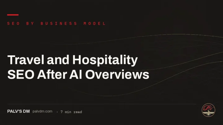 Travel and Hospitality SEO After AI Overviews — hero image