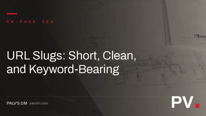 URL Slugs: Short, Clean, and Keyword-Bearing — featured image