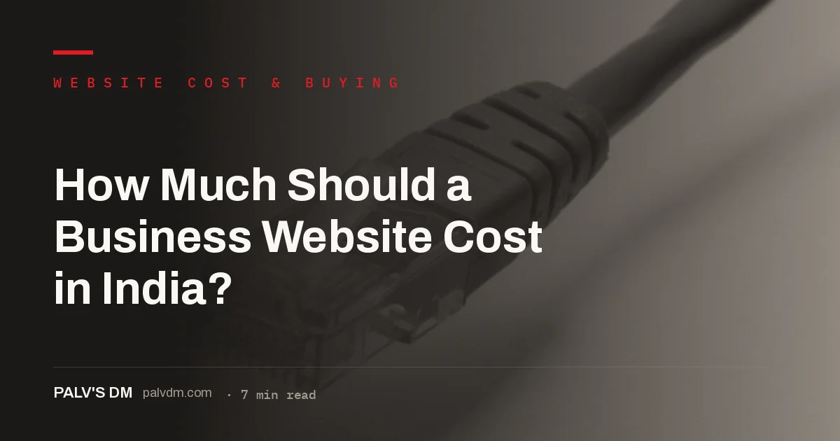 Scaffolding structure representing building a business website budget in India