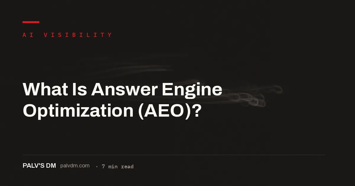 What is answer engine optimization: extraction into featured snippets, voice and AI answers