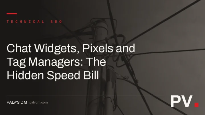 Chat Widgets, Pixels and Tag Managers: The Hidden Speed Bill — featured image