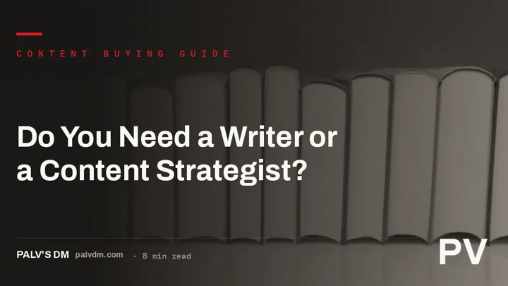 A librarian-style stack of shelved books representing the writer vs content strategist comparison