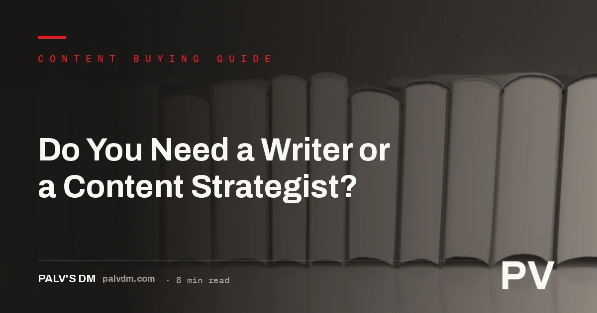 A librarian-style stack of shelved books representing the writer vs content strategist comparison