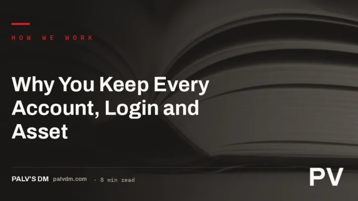 Ledger-style featured image representing client-owned SEO accounts and assets
